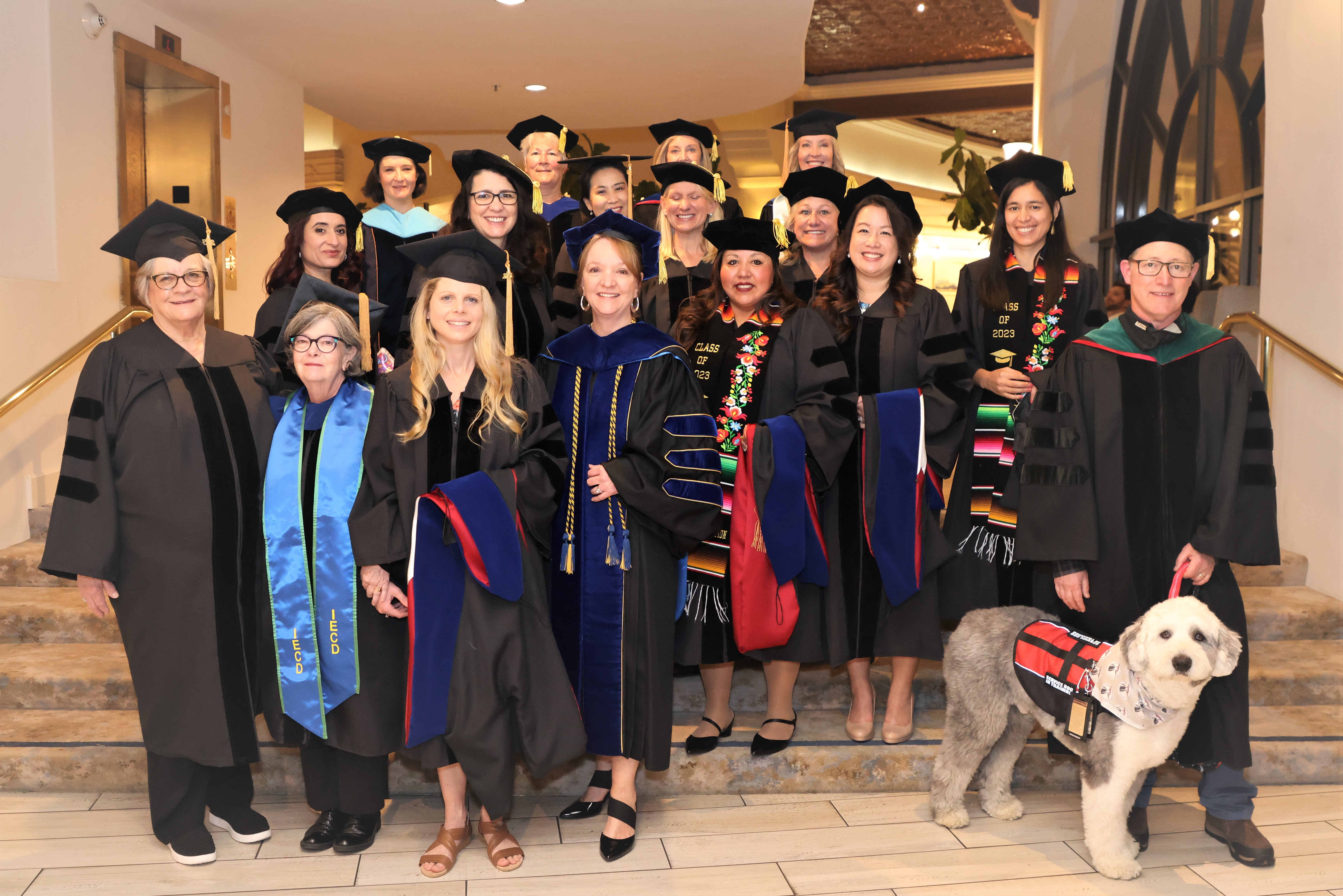 IECD Doctoral Program Faculty and Graduates at January 2023 Graduation